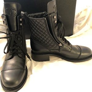 Chanel combat boots (2020)—size 42